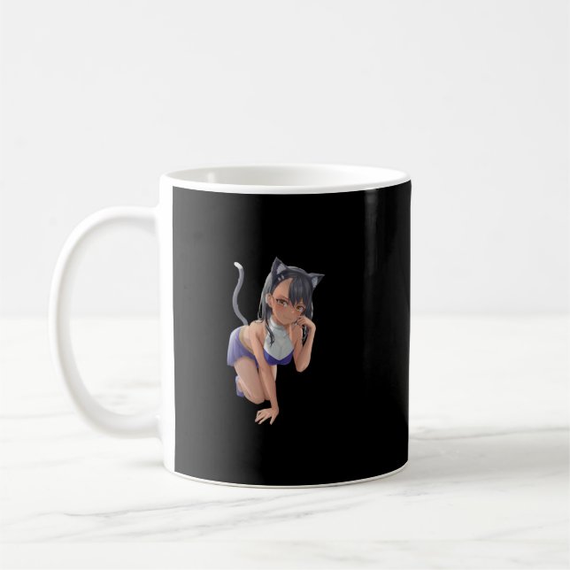 Mug Anime fille Nagatoro sexy hentai animé catgirl Sti (Gauche)