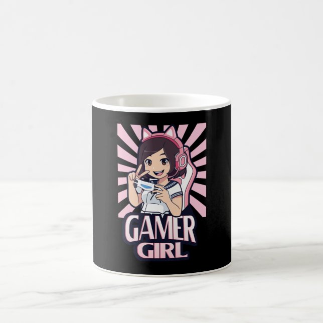 Mug Anime Gamer Girl Gaming Girl Gift (Centre)