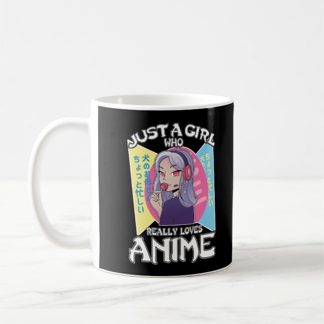 Mug Anime Girl Otaku Ado Japonais Manga Fan de bande d (Gauche)