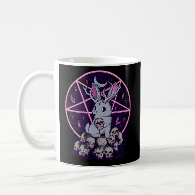 Mug Anime Kawaii Baphomet Pastel Goth Emo Punk Jackalo (Gauche)