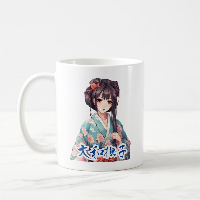 Mug Anime Kimono fille (Gauche)