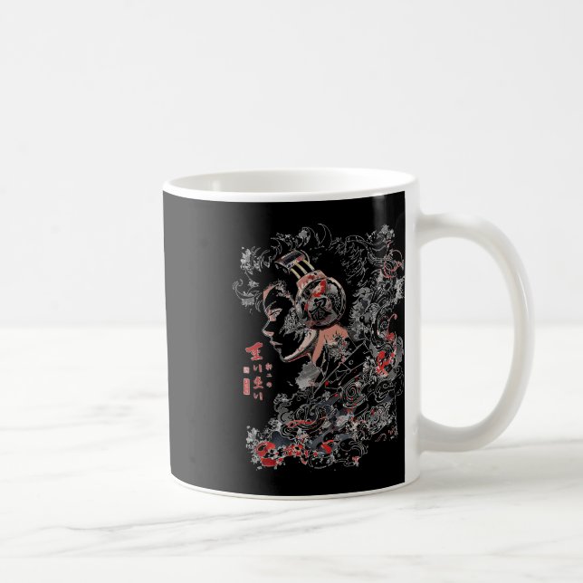 Mug Anime Manga Graphisme casque Art Anime (Droite)