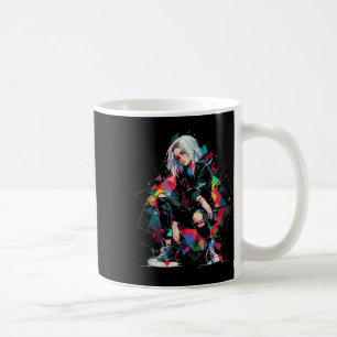 Mug Anime Manga Graphisme Polygone Art Anime