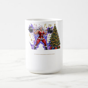 Mug Anime Muscle Maman Noël - Art Gainsmas de Gym