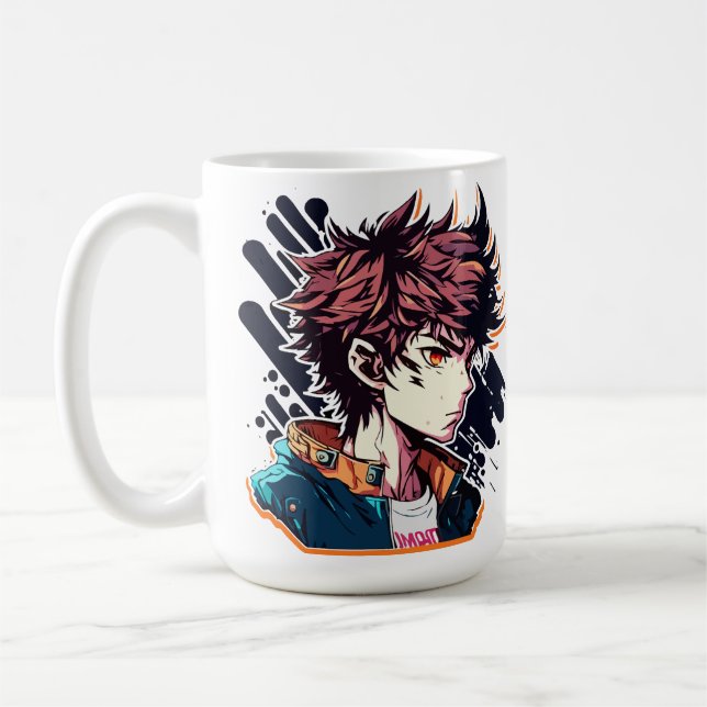 Mug Anime Power : Conception de jeunes personnages de  (Gauche)