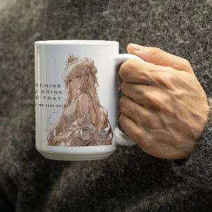 Mug Anime Princesse dans la couronne sentiment de calm
