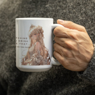 Mug Anime Princesse dans la couronne sentiment de calm