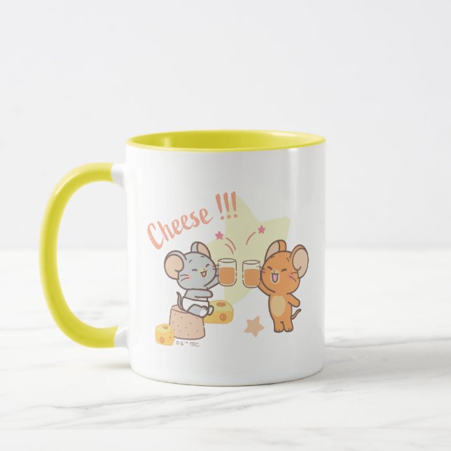 Mug Anime Tuffy et Jerry Cheese au fromage (Gauche)