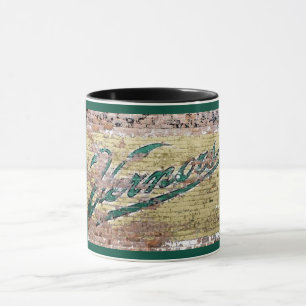 Mug Ann Arbor Michigan Vernors Mur de brique Vintage