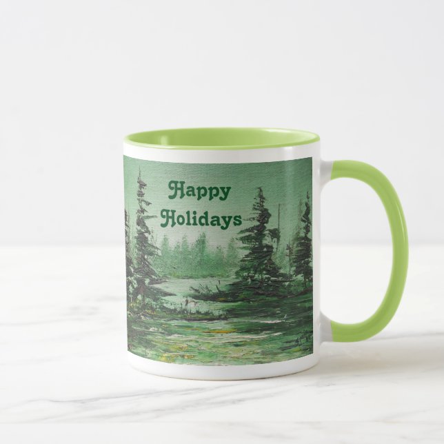 Mug Ann Hayes Peinture Forêt Verte (Droite)