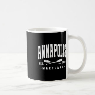 Mug Annapolis Maryland Établie en 1649 Rames Croisées