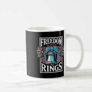 Mug Anneaux de liberté Jour de l'indépendance 4 juille