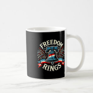 Mug Anneaux de liberté Jour de l'indépendance 4 juille