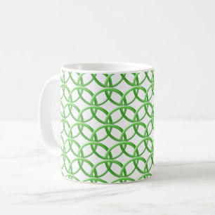 Mug - Anneaux d'interverrouillage en vert