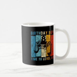 Mug Année Anniversaire Garçon 8 Fois Jusqu'À Niveau 8e