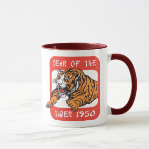 Mug Année chinoise du cadeau 1950 de tigre
