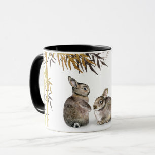 Mug Année chinoise du lapin   Année personnalisée