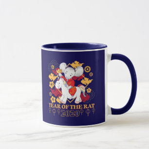 Mug Année chinoise du Rat 2020 Unicorn