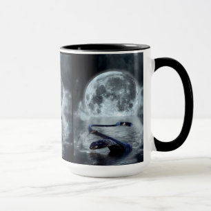 Mug Année chinoise du serpent d'eau Serpent noir