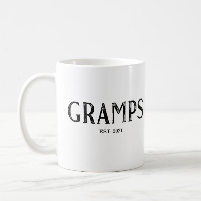Mug Année de création de Gramps (Gauche)