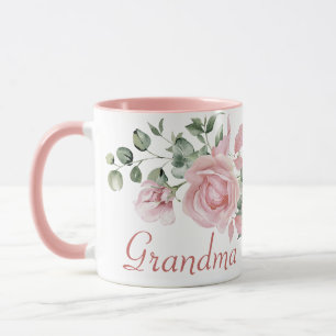 Mug Année de grand-mère établie Roses roses roses pers