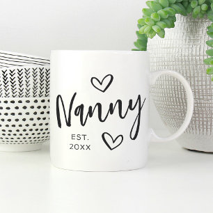 Mug Année de la nounou Grandma établie
