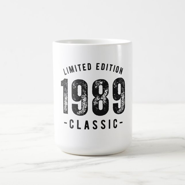 Mug Année de naissance 1989 Classique (Centre)