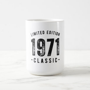 Mug Année de naissance classique 1971