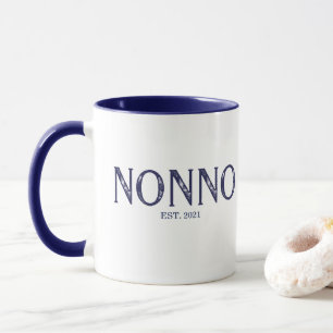 Mug Année d'établissement de Blue Nonno