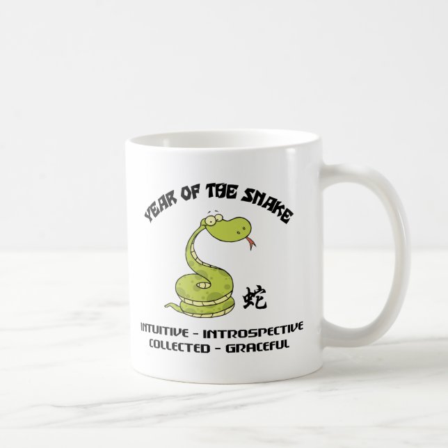 Mug Année drôle du serpent (Droite)