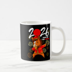 Mug Année du Cheval 2026 Cheval Dabbing Nouvel An Chin