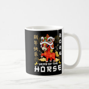 Mug Année du Cheval 2026 Nouvel An Lunaire Nouvel An C