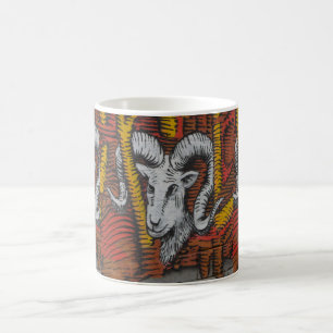 Mug Année du Graffiti de mouton de chèvre