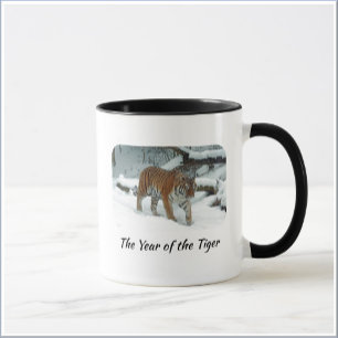 Mug Année élégante de l'astrologie chinoise du tigre
