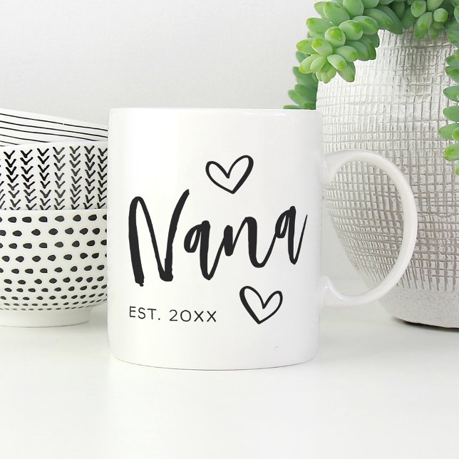 Mug Année Nana Grandma établie (Créateur téléchargé)