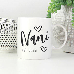 Mug Année Nani Grandma établie