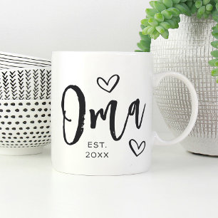 Mug Année Oma Grand-mère établie