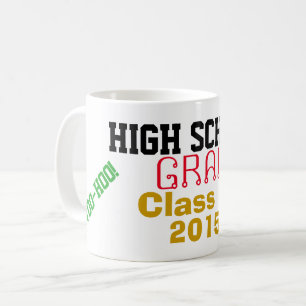 Mug Année Woo-Hoo de la classe de fin d'études seconda