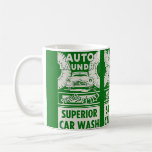 Mug Années 1950 Auto Laundry