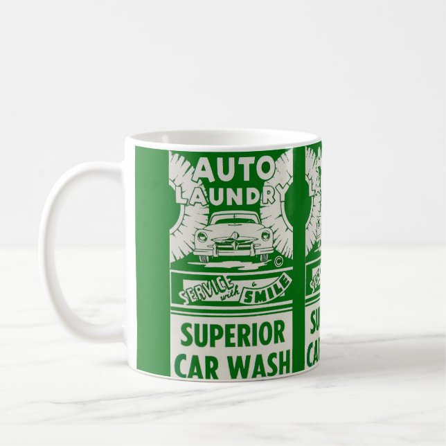 Mug Années 1950 Auto Laundry (Gauche)