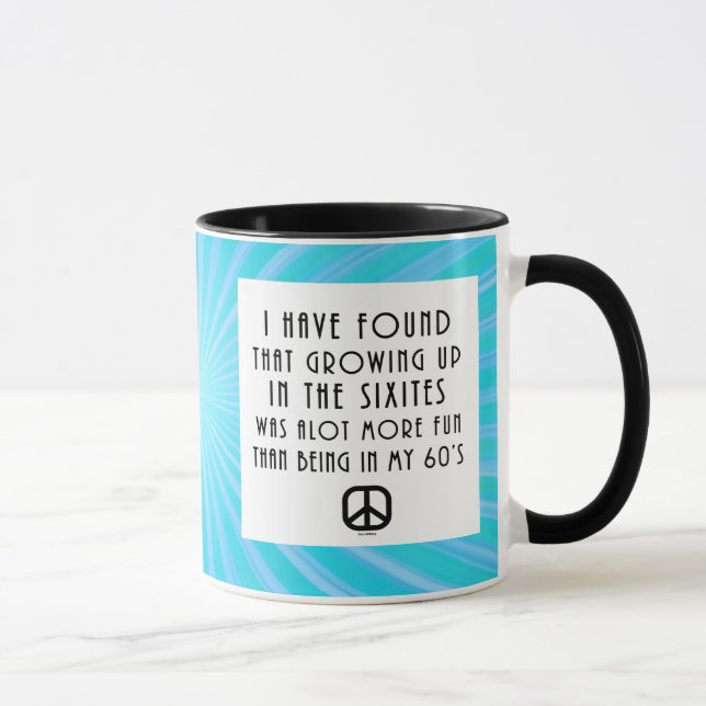 Mug années 60 contre 11 oz années 60 (Droite)