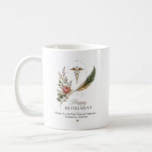 Mug Années de soins de infirmière personnalisées pour