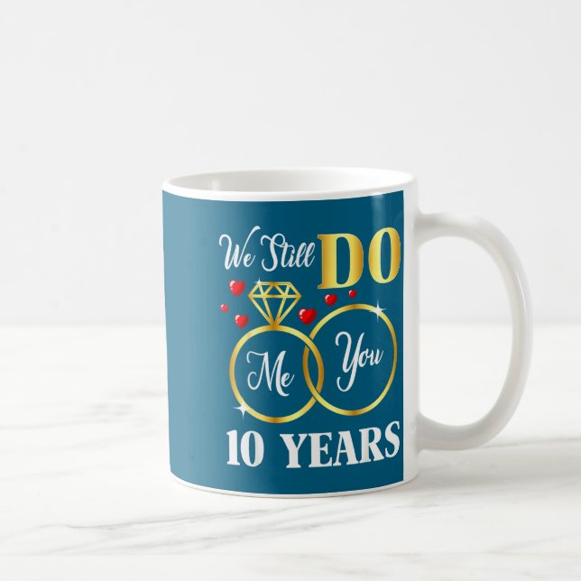 Mug Années Encore 10 Mariage 10e Noces (Droite)