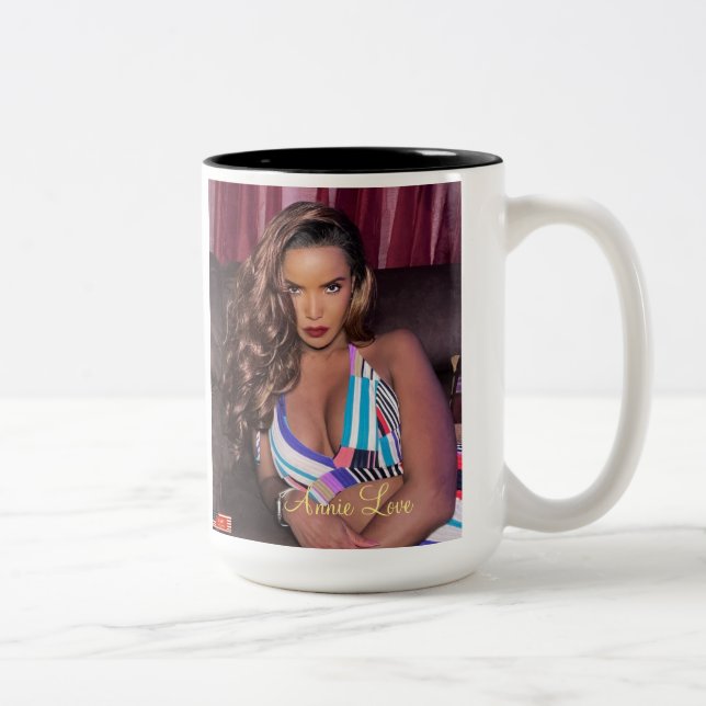 Mug ANNIE LOVE  bicolore, 45 cl (Droit)