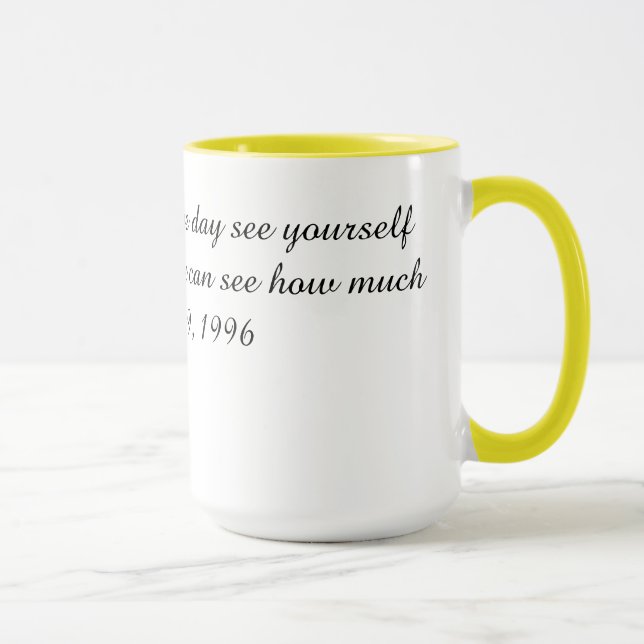 Mug Anniversaire (Droite)