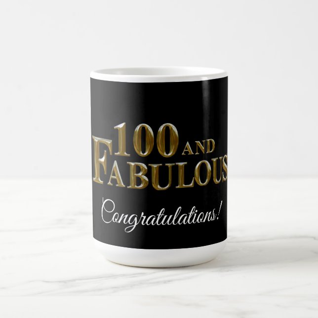 Mug Anniversaire 100 ans (Centre)