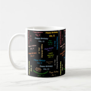 Mug anniversaire 11 octobre