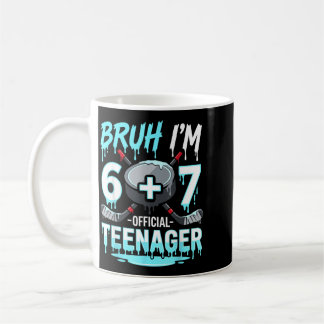 Mug Anniversaire 13 Hockey Frère 6 Plus 7 Drip 13 Ans