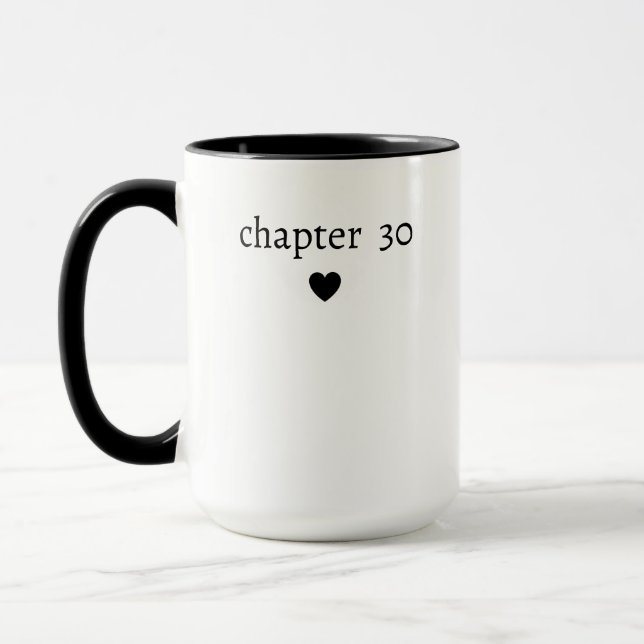 Mug Anniversaire 30 ans personnalisé (Gauche)