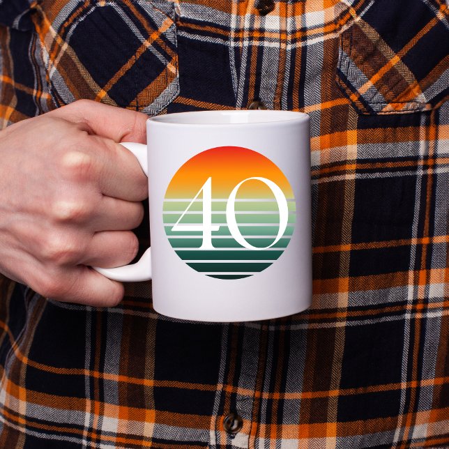 Mug Anniversaire 40 ans Sunrise (Créateur téléchargé)